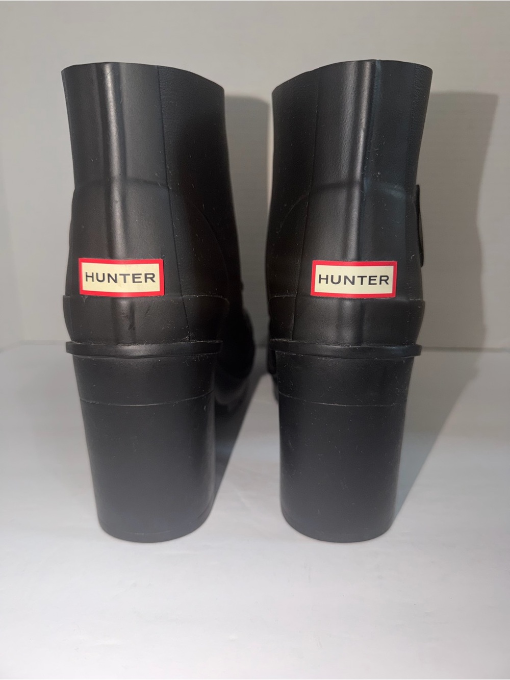 Hunter Women's Lace-Up Rain Boots - Size 10 - Picture 2 of 5